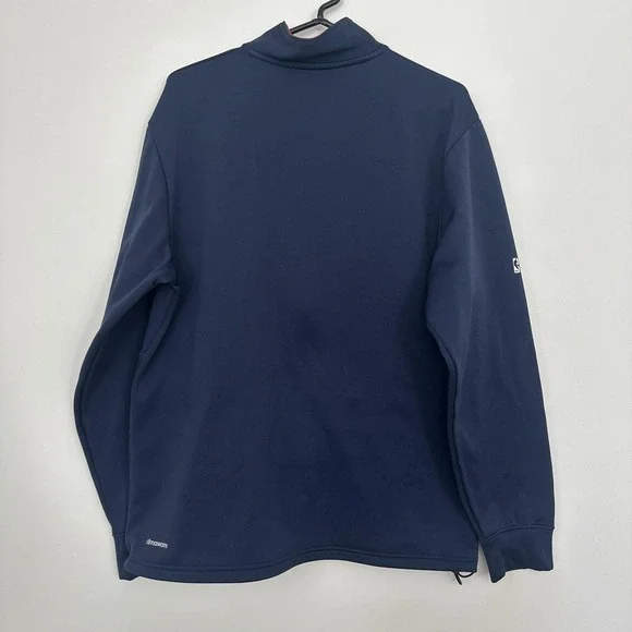 Washington Wizards‎ Jacket Mens Large Blue NBA Basketball ClimaWarm Adidas Zip - Picture 2 of 16